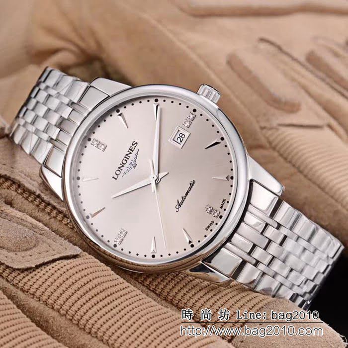 LONGINES浪琴 經典大三針 全自動機械 精品男士腕表 WSS0006